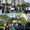 बाणेर येथे जयेश मुरकुटे सोशल फाउंडेशन आणि BPT सेवा यांच्या संयुक्त विद्यमाने आयोजित तुकाई टेकडी स्वच्छता अभियानाला उत्स्फूर्त प्रतिसाद..