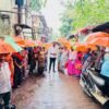 औंध प्रभागात आमदार सिद्धार्थ शिरोळे यांच्या मार्गदर्शनाखाली सचिन मानवतकर यांच्या वतीने छत्र्यांचे वाटप….