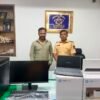*स्व. विनायक आबा निम्हण यांच्या जयंतीनिमित्त खडकी पोलीस स्टेशनला संगणकीय साहित्याचे वितरण*